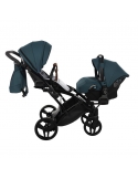 Junama SPACE DUO SLIM Wózek Bliźniaczy 2w1