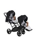 Junama SPACE DUO SLIM Wózek Bliźniaczy 2w1