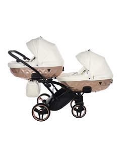 Junama MIRROR SATIN DUO CLASSIC Wózek Bliźniaczy 2w1