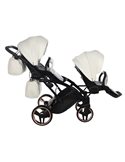 Junama MIRROR SATIN DUO CLASSIC Wózek Bliźniaczy 2w1