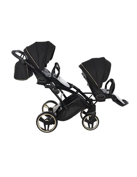 Junama MIRROR SATIN DUO CLASSIC Wózek Bliźniaczy 2w1