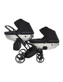 Junama MIRROR SATIN DUO CLASSIC Wózek Bliźniaczy 2w1