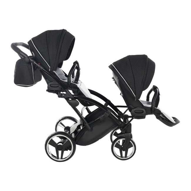 Junama MIRROR SATIN DUO CLASSIC Wózek Bliźniaczy 2w1