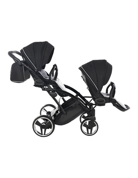 Junama MIRROR SATIN DUO CLASSIC Wózek Bliźniaczy 2w1