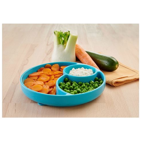 Chicco Talerz Silikonowy z przegródkami 6m+