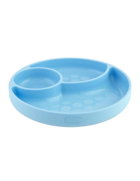 Chicco Talerz Silikonowy z przegródkami 6m+