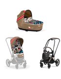 Cybex Priam 4.0 Wózek Głęboko-Spacerowy 2w1 Stelaż Rosegold 