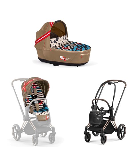 Cybex Priam 4.0 Wózek Głęboko-Spacerowy 2w1 Stelaż Rosegold 