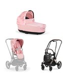 Cybex Priam 4.0 Wózek Głęboko-Spacerowy 2w1 Stelaż Rosegold 