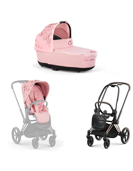 Cybex Priam 4.0 Wózek Głęboko-Spacerowy 2w1 Stelaż Rosegold 