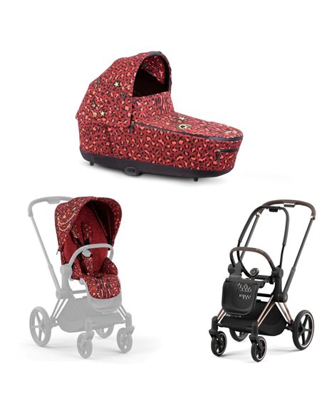 Cybex Priam 4.0 Wózek Głęboko-Spacerowy 2w1 Stelaż Rosegold 