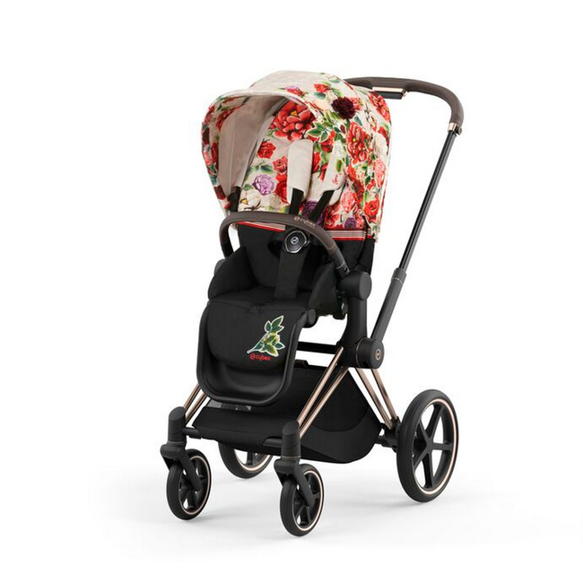 Cybex Priam 4.0 Wózek Głęboko-Spacerowy 2w1 Stelaż Chrom z czarnymi detalami