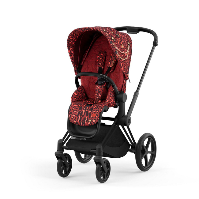 Cybex Priam 4.0 Wózek Głęboko-Spacerowy 2w1 Stelaż Chrom z czarnymi detalami