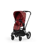 Cybex Priam 4.0 Wózek Głęboko-Spacerowy 2w1 Stelaż Chrom z brązowymi detalami