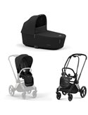 Cybex Priam 4.0 Wózek Głęboko-Spacerowy 2w1 Stelaż Matt Black