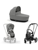 Cybex Priam 4.0 Wózek Głęboko-Spacerowy 2w1 Stelaż Matt Black