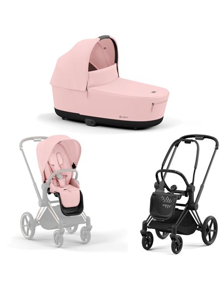 Cybex Priam 4.0 Wózek Głęboko-Spacerowy 2w1 Stelaż Matt Black