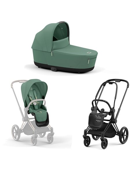 Cybex Priam 4.0 Wózek Głęboko-Spacerowy 2w1 Stelaż Matt Black