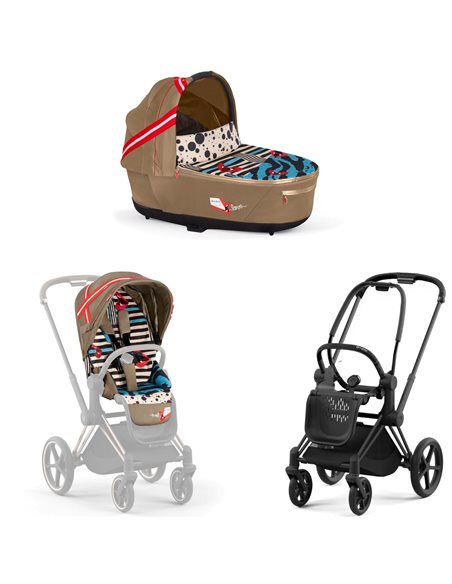Cybex Priam 4.0 Wózek Głęboko-Spacerowy 2w1 Stelaż Matt Black