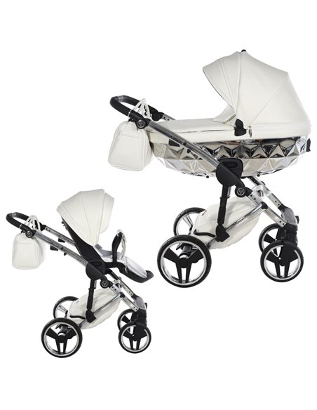 Junama Fluo V3 Glossy Wózek Głęboko-Spacerowy 2w1