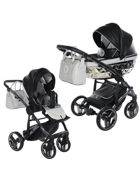 Junama Hand Craft Glitter Wózek Głęboko-Spacerowy 2w1 