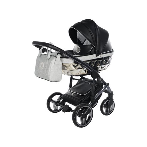 Junama Hand Craft Glitter Wózek Głęboko-Spacerowy 2w1 