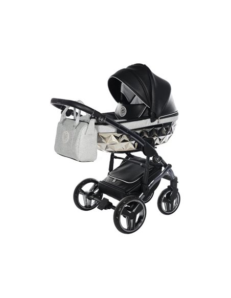 Junama Hand Craft Glitter Wózek Głęboko-Spacerowy 2w1 