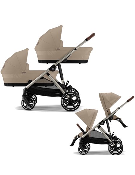 Cybex Gazelle S Wózek Bliżniaczy Głęboko-Spacerowy 2023