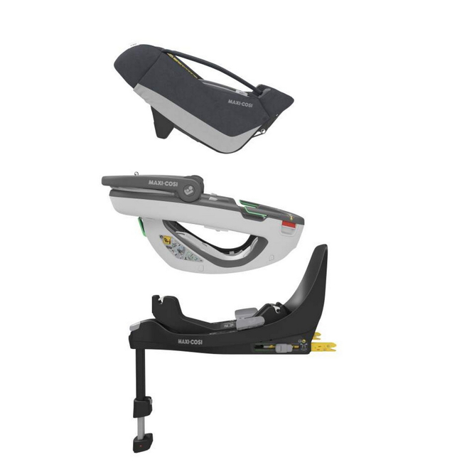 Maxi Cosi Coral 360 Obrotowy Fotelik Samochodowy + Baza Montarzowa  FamilyFix 360 Pro