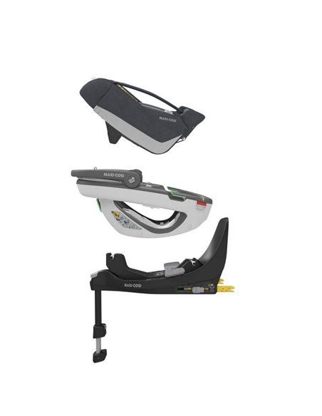 Maxi Cosi Coral 360 Obrotowy Fotelik Samochodowy + Baza Montarzowa  FamilyFix 360 Pro