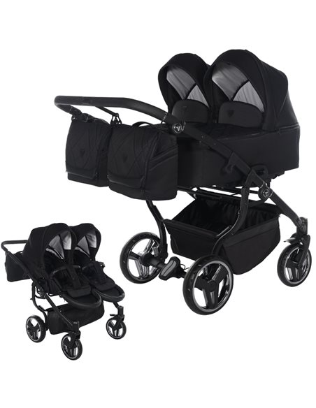 Junama DUO V3 Wózek Wielofunkcyjny dla Bliźniaków 2w1