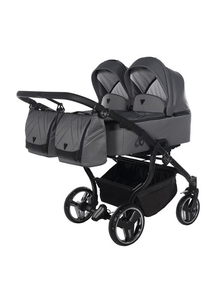 Junama DUO V3 Wózek Wielofunkcyjny dla Bliźniaków 2w1