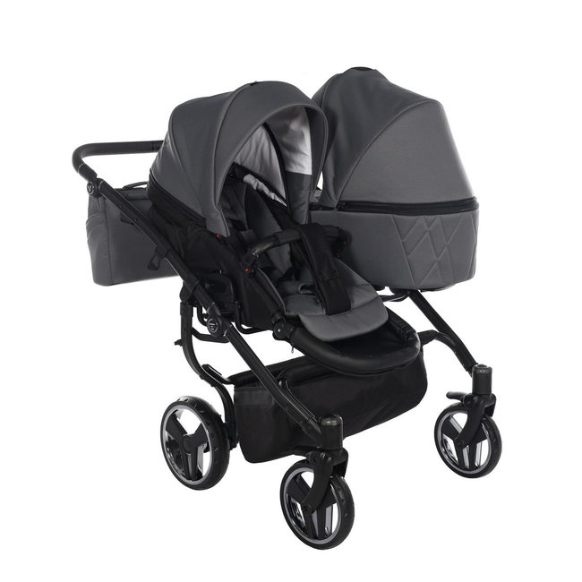 Junama DUO V3 Wózek Wielofunkcyjny dla Bliźniaków 2w1