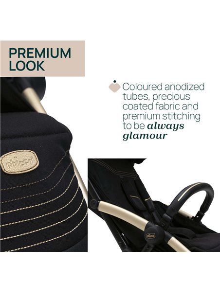 Chicco Goody XPlus Black Re_Lux Wózek Spacerowy