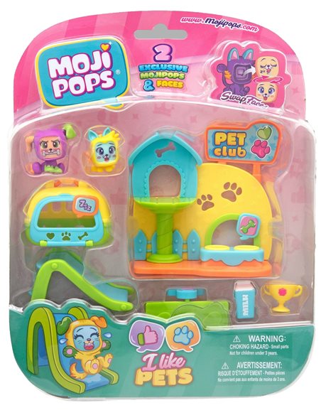 Moji Pops Zestaw Zwierzaczków + 2 Figurki