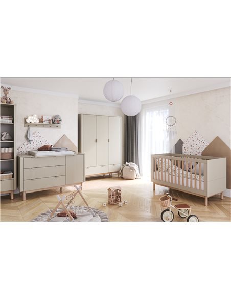 Pinio MILOO Komoda 3 szuflady + 1 drzwi