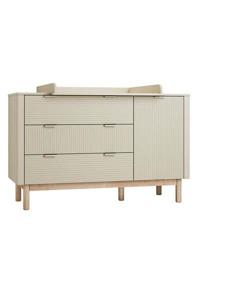 Pinio MILOO Komoda 3 szuflady + 1 drzwi