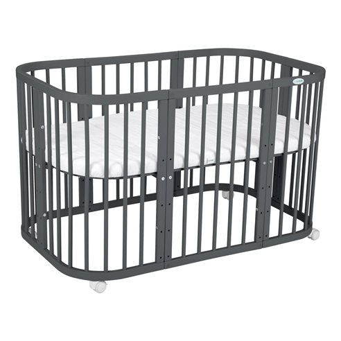 Waldin Łóżeczko Dziecięce 7w1 z materacem