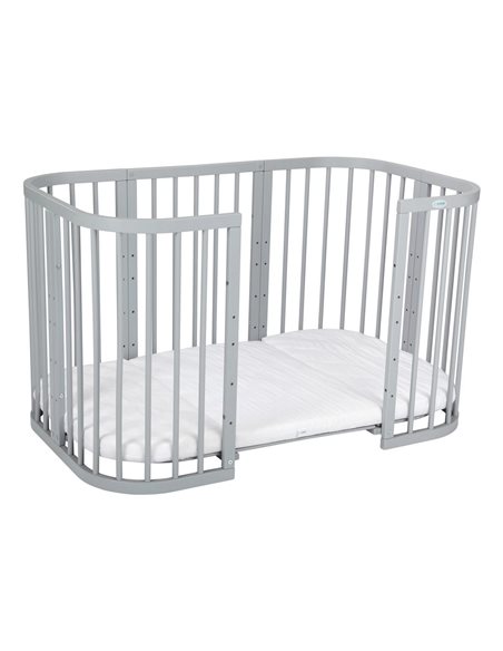 Waldin Łóżeczko Dziecięce 7w1 z materacem