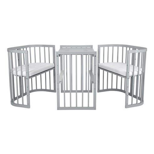 Waldin Łóżeczko Dziecięce 7w1 z materacem