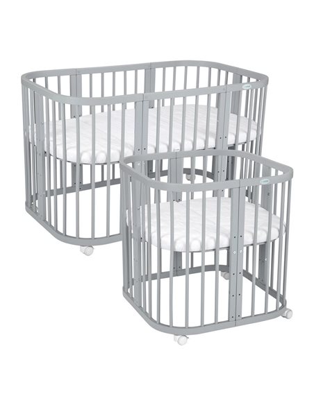 Waldin Łóżeczko Dziecięce 7w1 z materacem