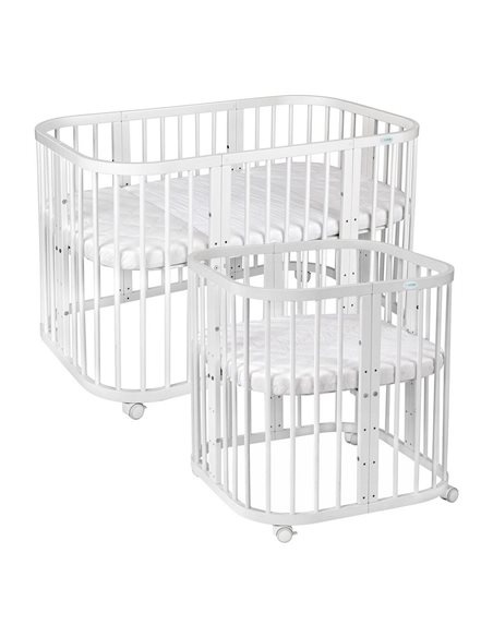 Waldin Łóżeczko Dziecięce 7w1 z materacem