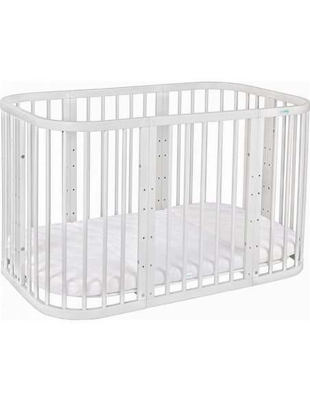 Waldin Łóżeczko Dziecięce 7w1 z materacem