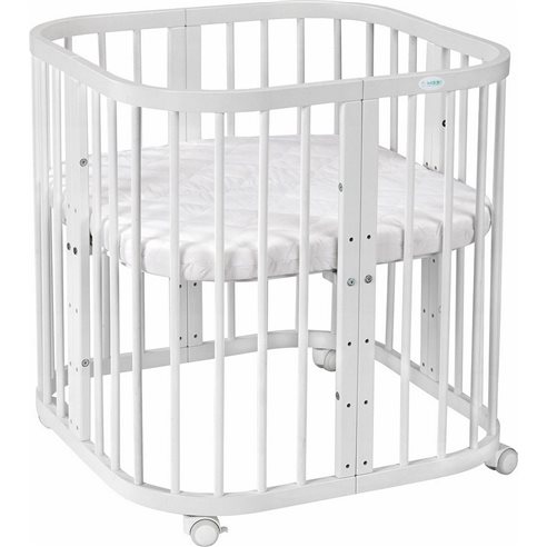 Waldin Łóżeczko Dziecięce 7w1 z materacem