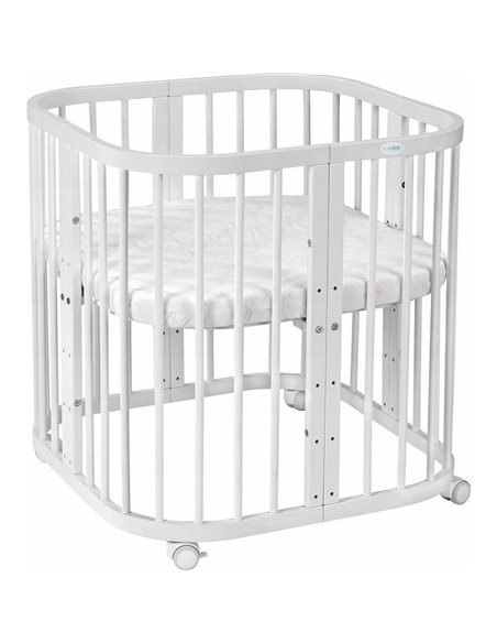 Waldin Łóżeczko Dziecięce 7w1 z materacem