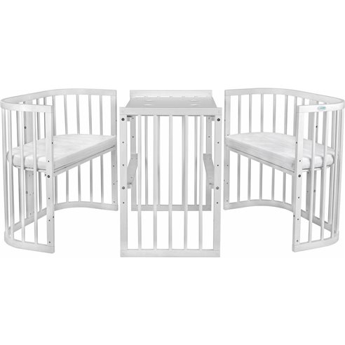 Waldin Łóżeczko Dziecięce 7w1 z materacem