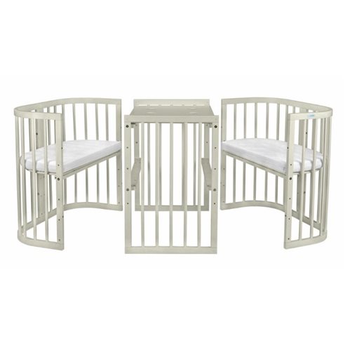 Waldin Łóżeczko Dziecięce 7w1 z materacem