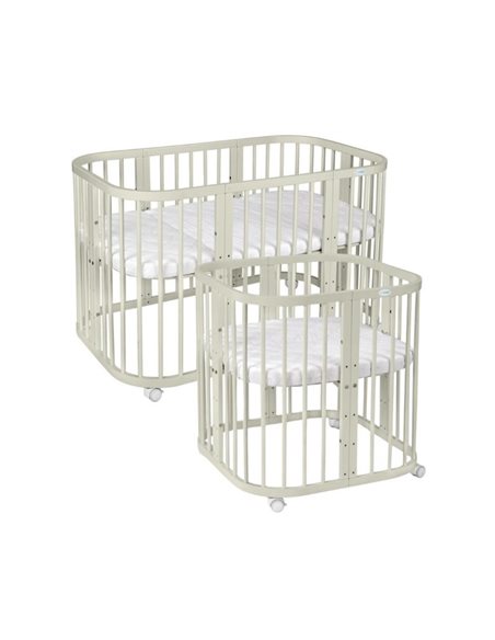 Waldin Łóżeczko Dziecięce 7w1 z materacem