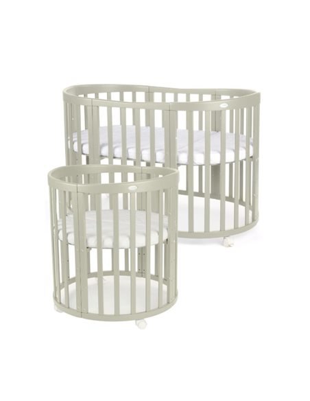 Waldin Owalne Łóżeczko 7w1 z materacem