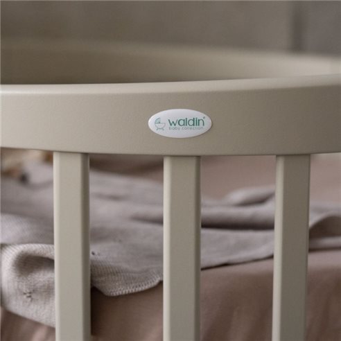 Waldin Owalne Łóżeczko 7w1 z materacem